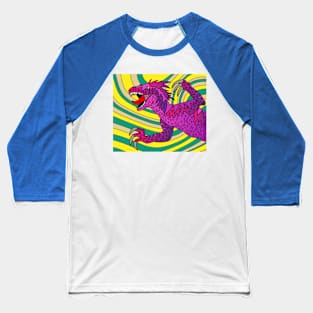 ColorfulDinosaur KidsDinos Baseball T-Shirt